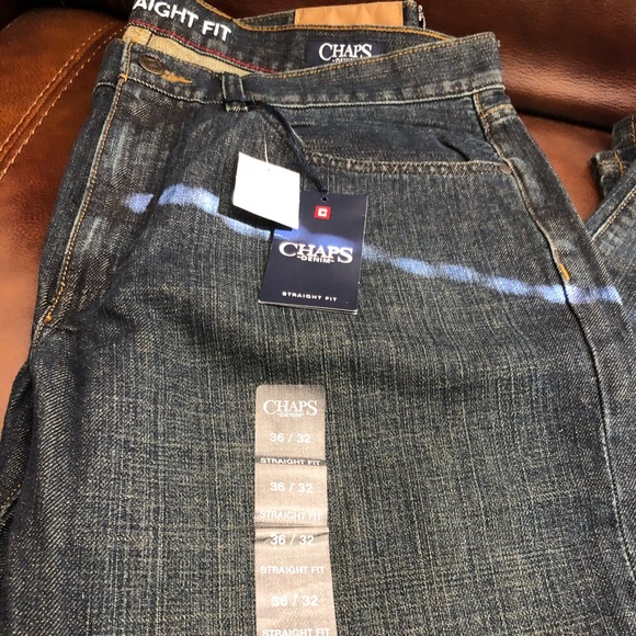 chaps mens jeans straight fit